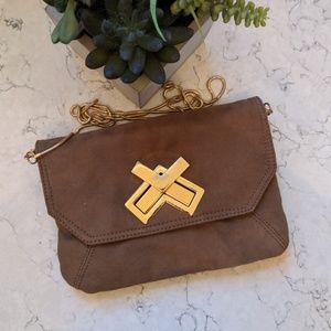 ✨HP✨Faux Suede Cross Body